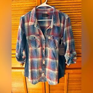 SOLD!!! Ci Sono NWT Plaid Shirt